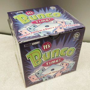 New/Sealed "It's Bunco Time" Dice Game, All Supplies Included, Age 10 To Adult